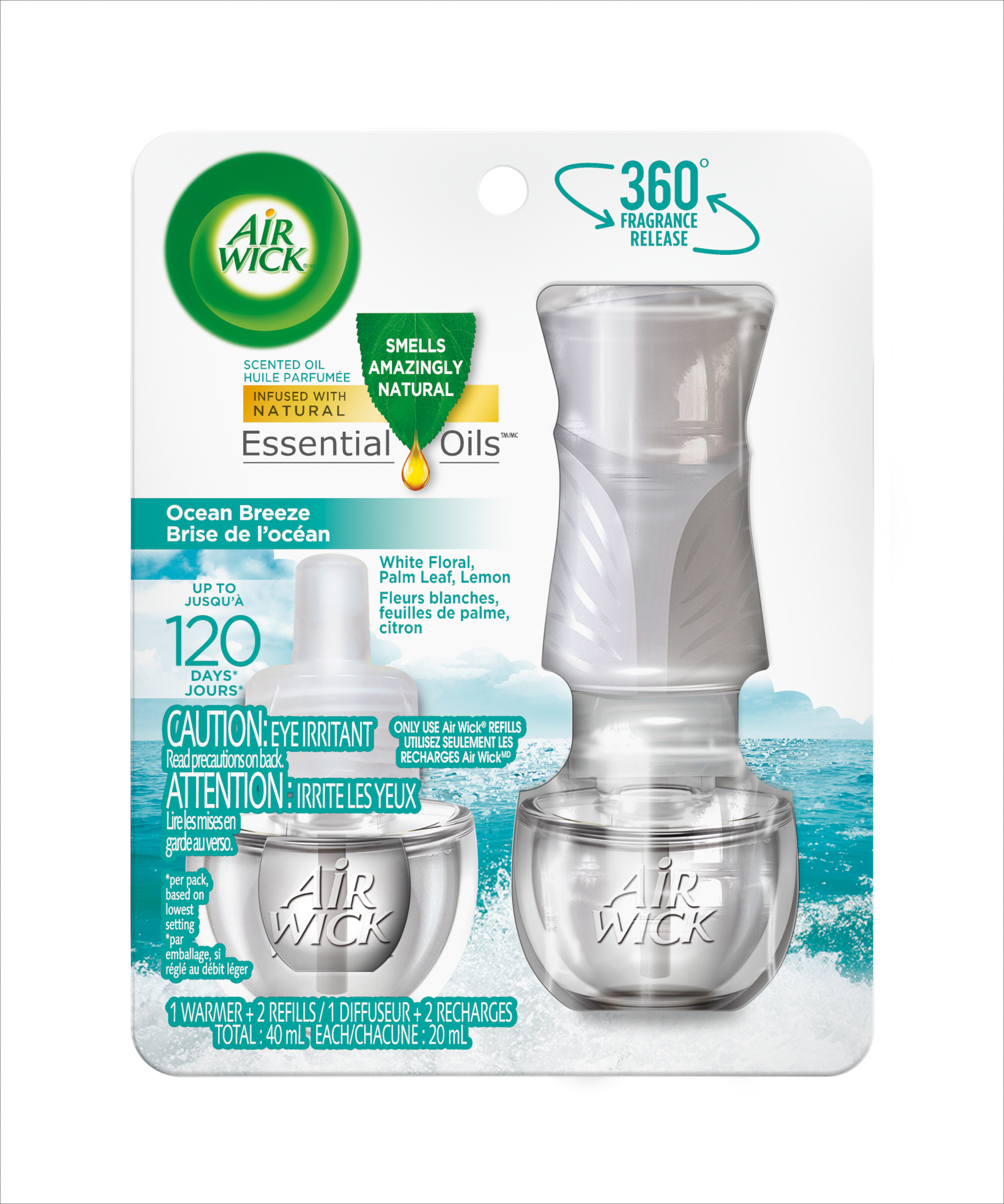 AIR WICK® Scented Oil - Ocean Breeze - Kit (Canada) (Discontinued)
